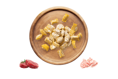 Plin di pasta fresca ripieni di carne